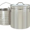 24-QT Stainless Stockpot With Vented Lid