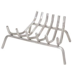 22" Stainless Steel Fireplace Grates