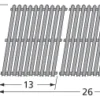15 7/8 X 26 - Bond, Four Seasons Porcelain Channel Cooking Grid - 52612