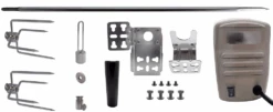 Universal 53" X 1/2" Hexagon Rotisserie Spit Kit W/ Electric Motor