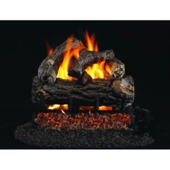 Real Fyre 12" Golden Oak Designer Plus Vented Log Set, Match Light - RDPG4-12