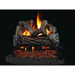 Real Fyre 12" Golden Oak Vented Gas Log Set, G4 Burner