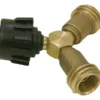 LPG Propane Y Splitter, Connect 2 Hoses/Regulators To 1 Tank | 7633
