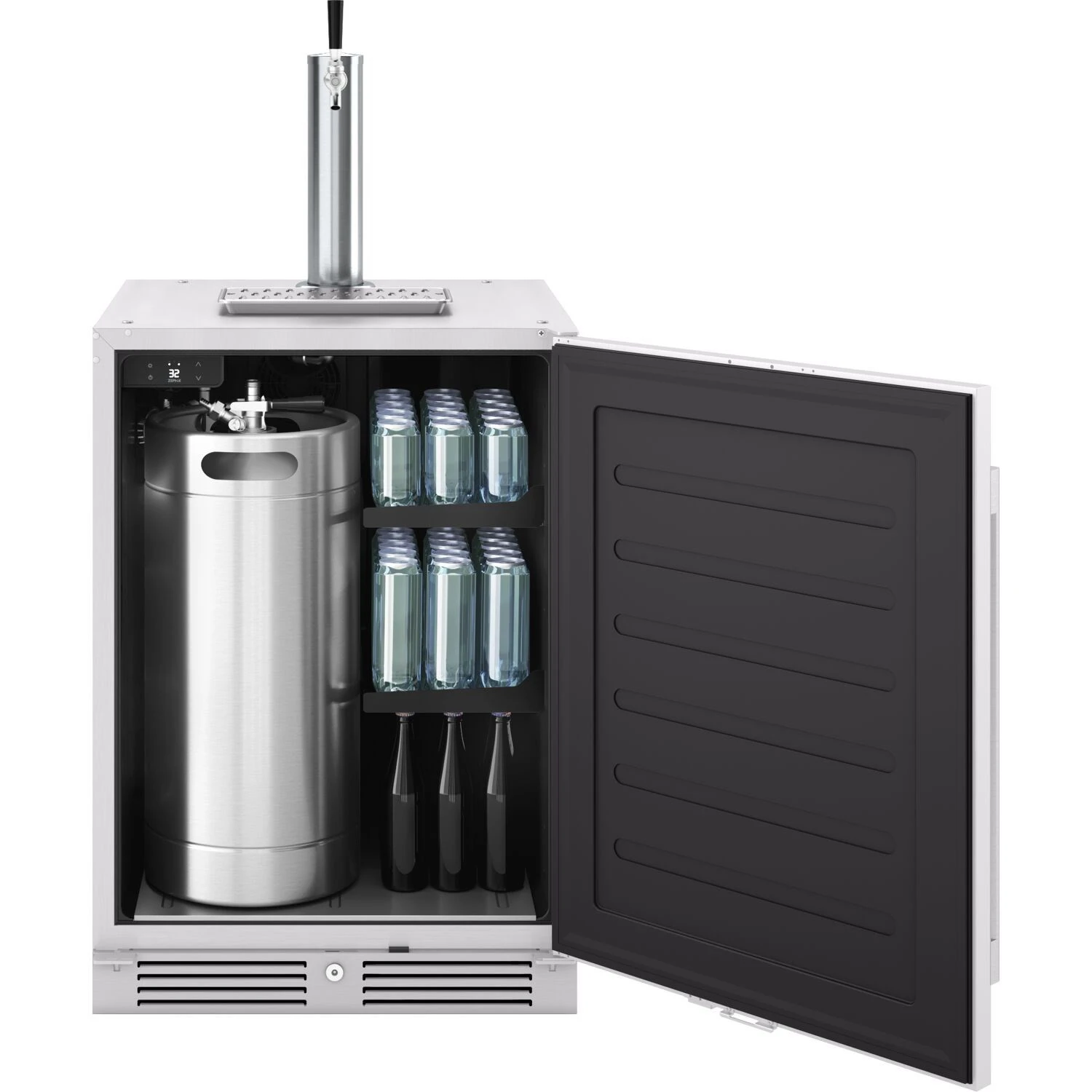Zephyr Presrv 24" Outdoor Kegerator & Beverage Cooler - PRKB24C01AS-OD 3 Zephyr Presrv 24" Outdoor Kegerator & Beverage Cooler - PRKB24C01AS-OD - Image 3