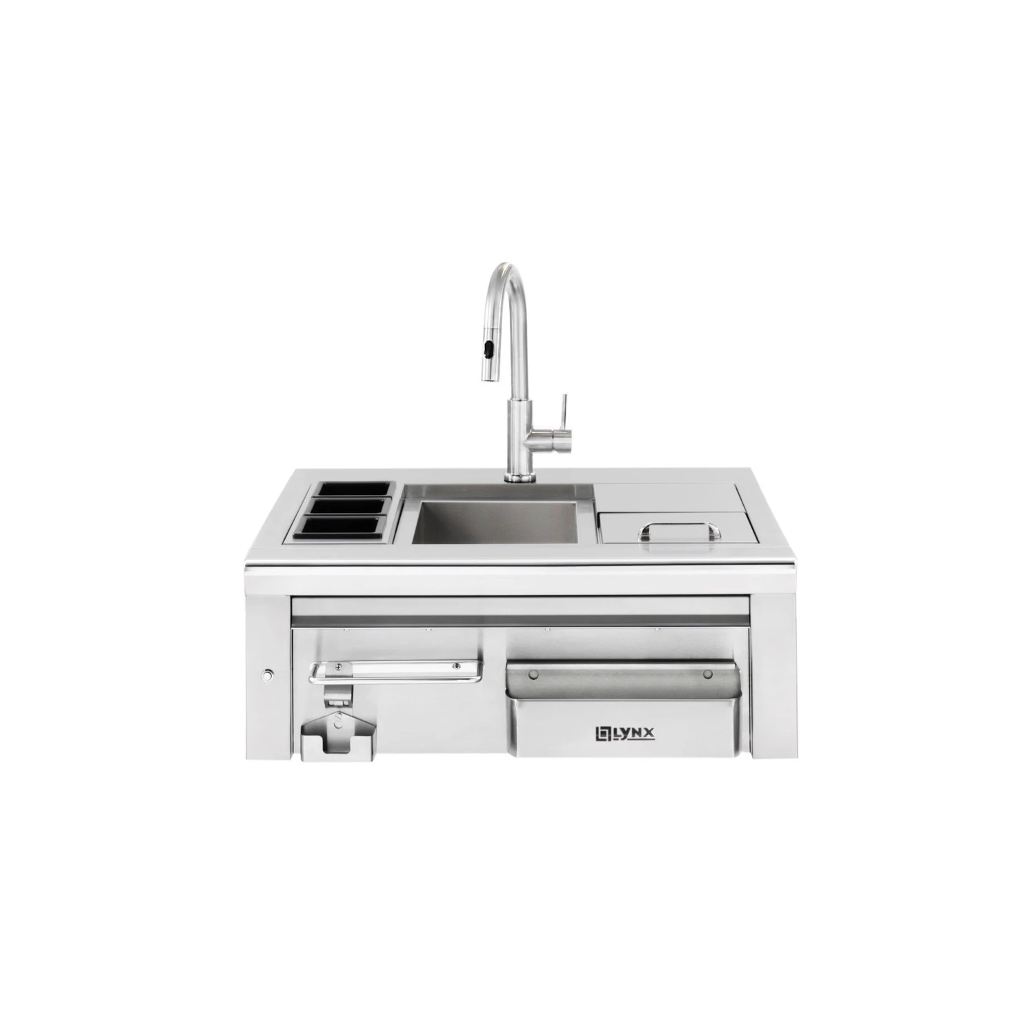 Lynx 30" Built-in Cocktail Station W Sink, Ice Bin Cooler - LCS30 1 Lynx 30" Built-in Cocktail Station W Sink, Ice Bin Cooler - LCS30
