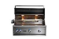 Lynx 36" Built-In Grill - All Trident W/ Rotisserie - L36ATR -Lynx Sales Store Lynx 36 Grill Lid Open Lights 78128.1636563602.1500.1500