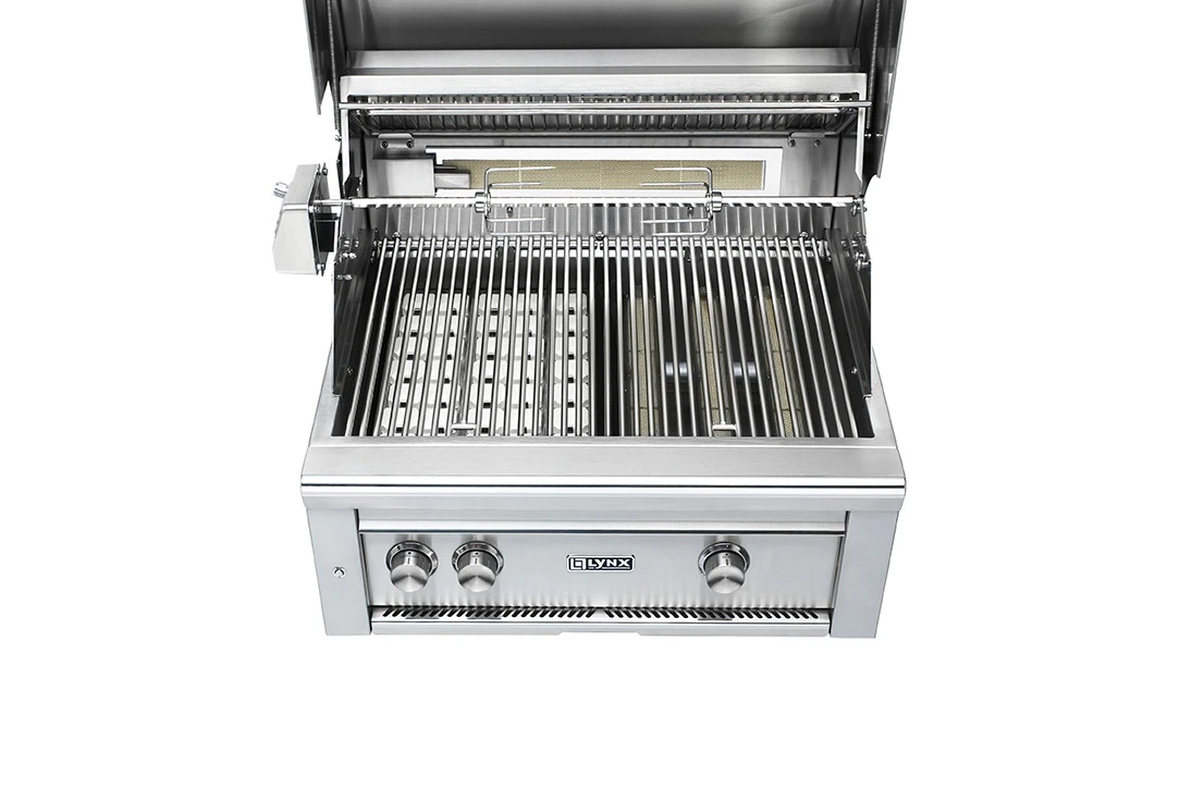 Lynx 30” Built-in Grill - 1 Trident Burner, 1 Ceramic Burner, Rotisserie - L30TR 2 Lynx 30” Built-in Grill - 1 Trident Burner, 1 Ceramic Burner, Rotisserie - L30TR - Image 2