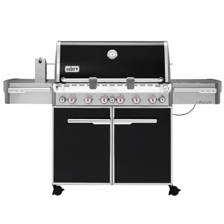 Weber Summit E-670 Black Grill, Sear Burner 1 Weber Summit E-670 Black Grill, Sear Burner