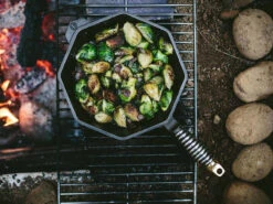 Finex 10" Cast Iron Skillet - No Lid -Lynx Sales Store finex 12 cast iron skillet brussel sprouts 83403.1559682620.1500.1500