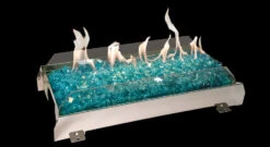 Real Fyre 24" Vent Free Fire Glass Burner Set, Remote