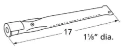 17 X 1 1/8, Stainless Pipe Burner, Sams - 10251 -Lynx Sales Store yhst 87469101818510 2155 1617263 34994.1672329588.1500.1500